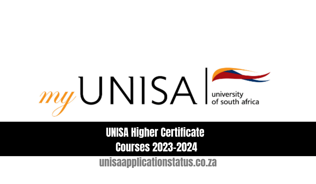 UNISA Higher Certificate Courses