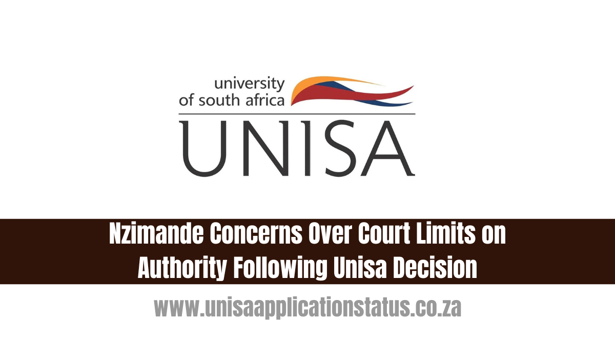 Nzimande Concerns Over Court Limits on Authority Following Unisa Decision