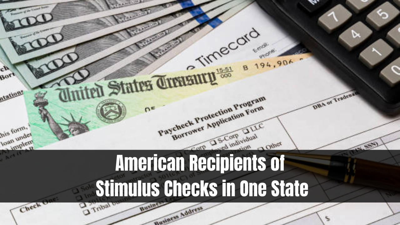 American Recipients of Stimulus Checks in One State