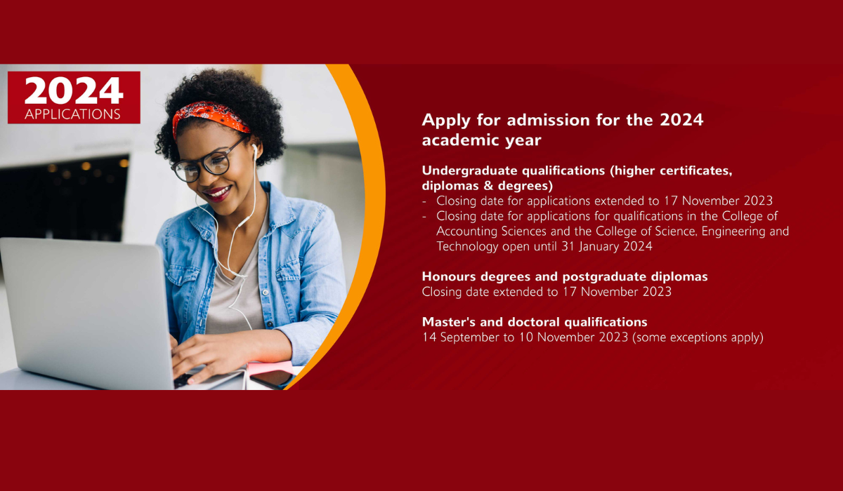 UNISA Applications For 2024