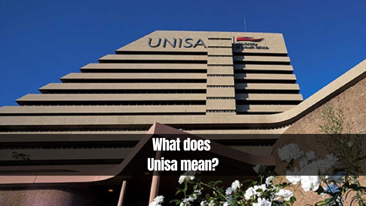 What does UNISA mean?