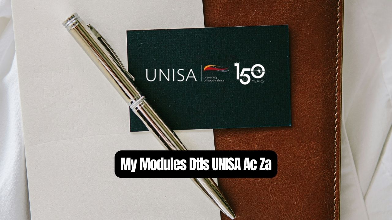 My Modules Dtls UNISA Ac Za