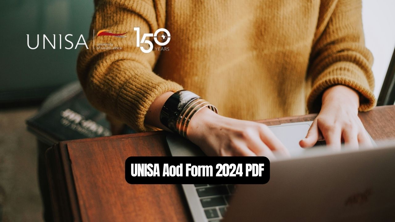 UNISA Aod Form 2024 PDF