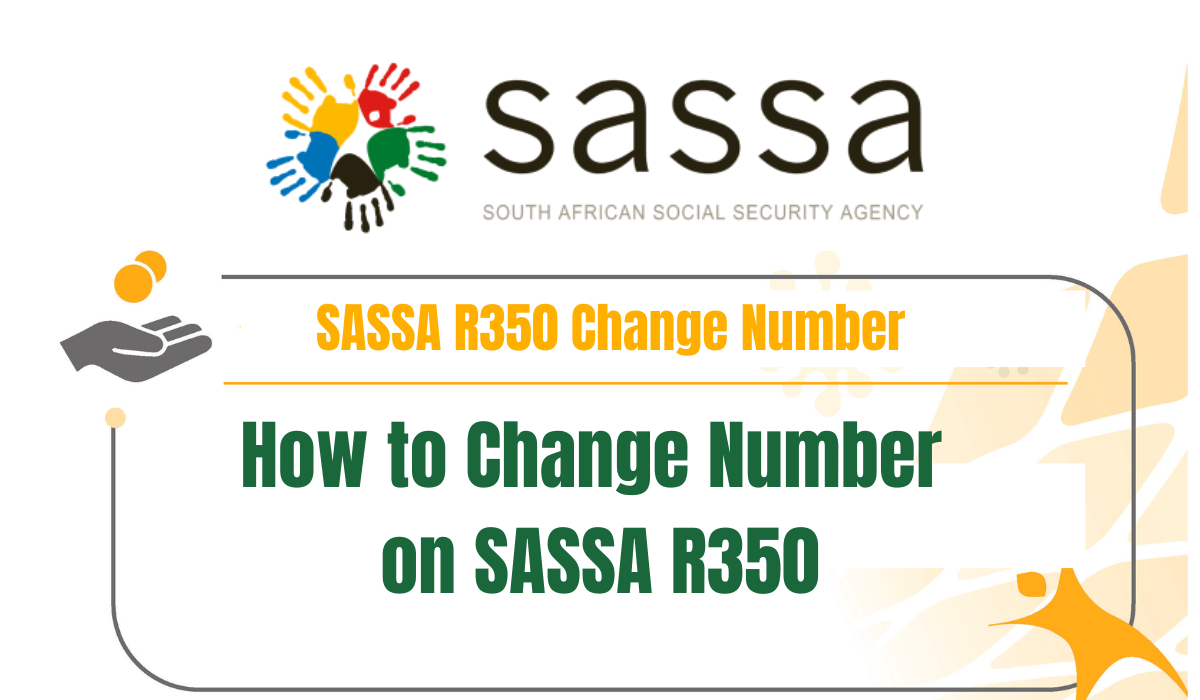 How to Change Number on SASSA R350