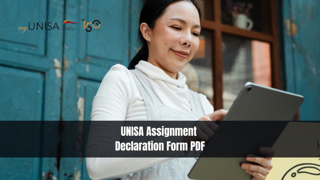 UNISA Assignment Declaration Form PDF