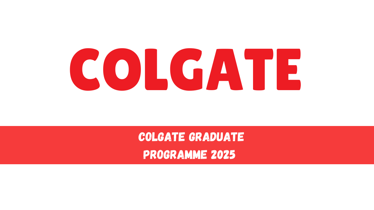 Colgate Graduate Programme 2025