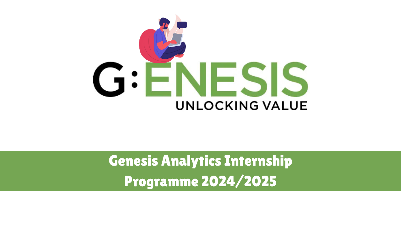 Genesis Analytics Internship Programme 2024/2025