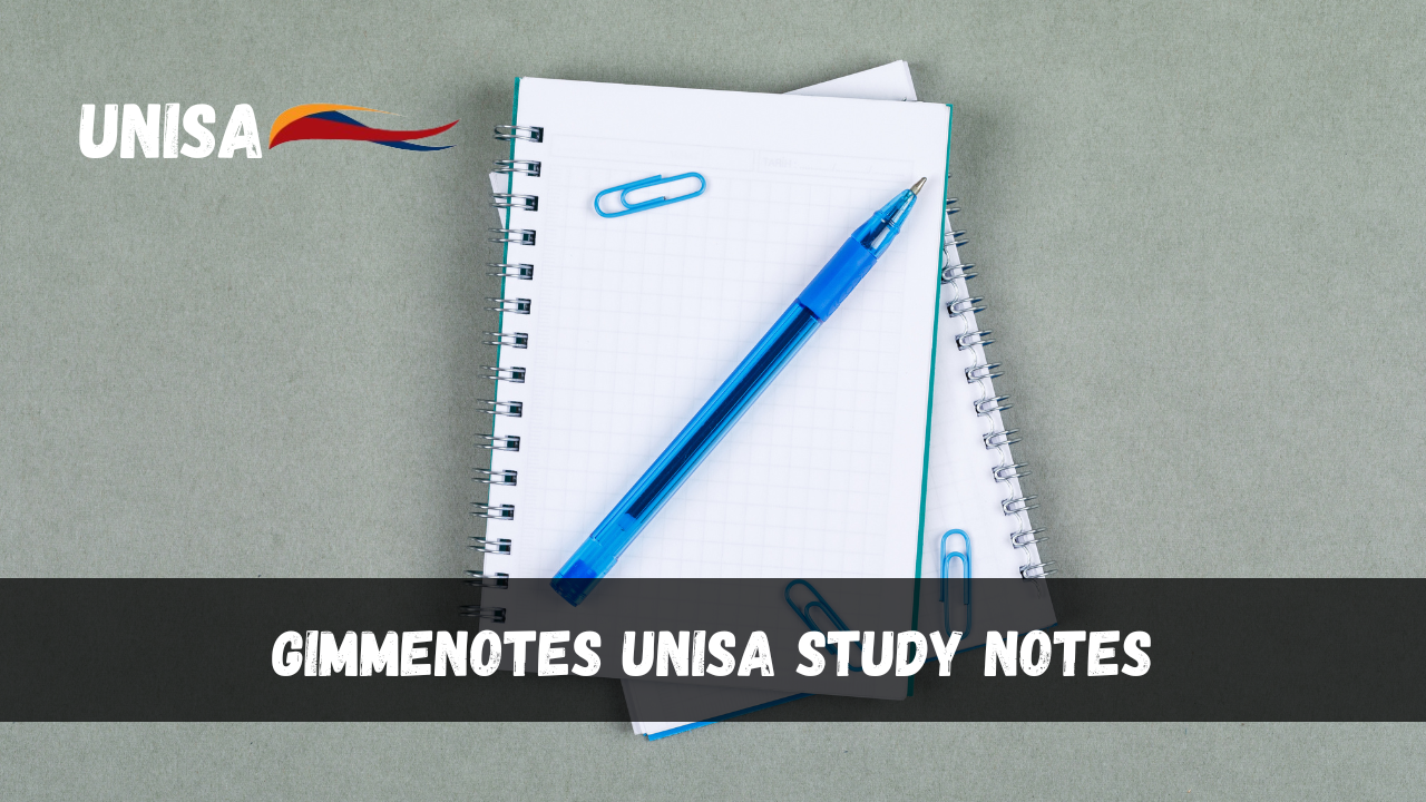 Gimmenotes UNISA Study Notes