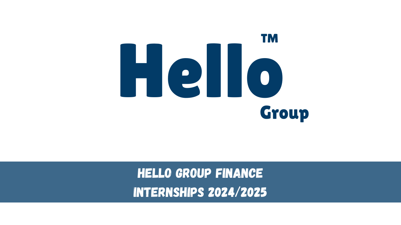 Hello Group Finance Internships 2024/2025