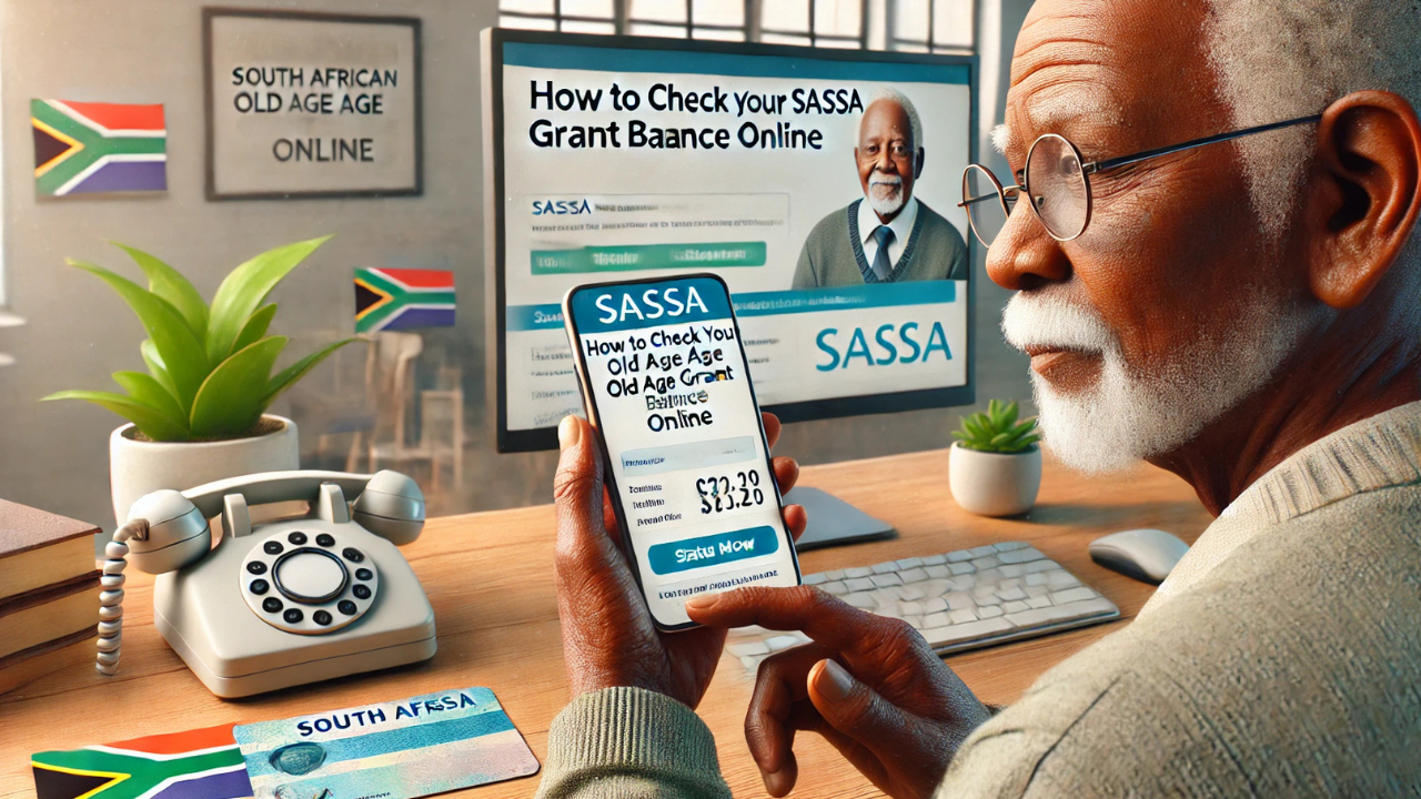 How Do I Check my SASSA Old age Grant Balance Online?