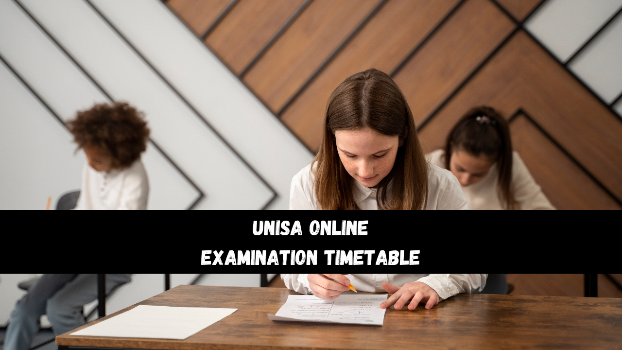 UNISA Online Examination Timetable