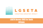 LGSETA Bursary 2025 for South Africans